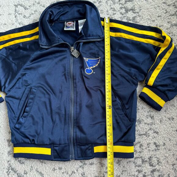 Youth NHL St Louis Blues Track Jacket Small (8) - Picture 5 of 6